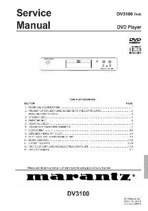 Service manual Marantz DV-3100 ― Manual-Shop.ru