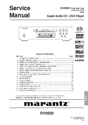 Сервисная инструкция Marantz DV-9500 ― Manual-Shop.ru