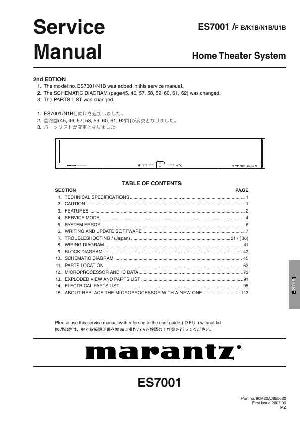 Сервисная инструкция Marantz ES-7001 ― Manual-Shop.ru