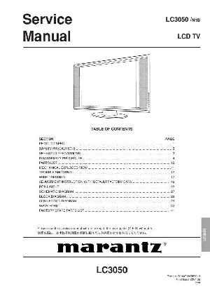 Сервисная инструкция Marantz LC-3050 ― Manual-Shop.ru
