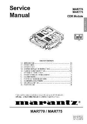Сервисная инструкция Marantz MAR-770 ― Manual-Shop.ru