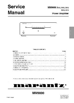 Сервисная инструкция Marantz MM-9000 ― Manual-Shop.ru