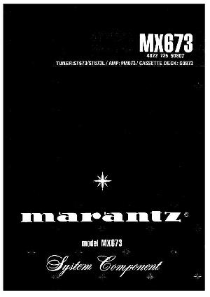 Сервисная инструкция Marantz MX-673 ― Manual-Shop.ru