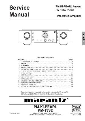 Сервисная инструкция Marantz PM-13S2 PM-KI-PEARL ― Manual-Shop.ru
