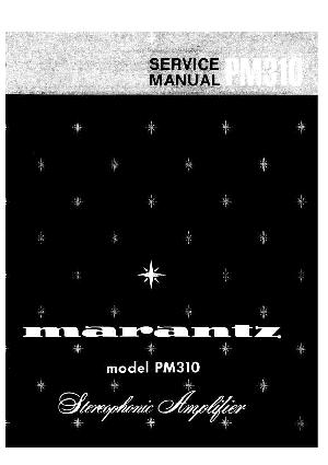 Service manual Marantz PM-310 ― Manual-Shop.ru