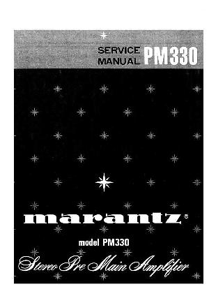 Сервисная инструкция Marantz PM-330 ― Manual-Shop.ru