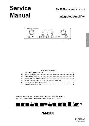 Service manual Marantz PM-4200 ― Manual-Shop.ru