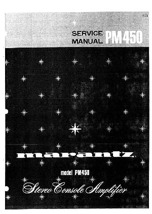 Сервисная инструкция Marantz PM-450 ― Manual-Shop.ru