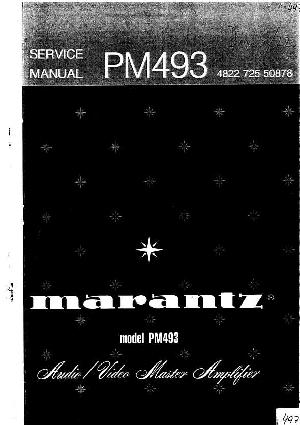 Сервисная инструкция Marantz PM-493 ― Manual-Shop.ru