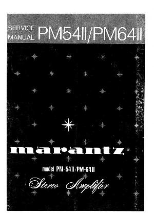Сервисная инструкция Marantz PM-54II_64II ― Manual-Shop.ru