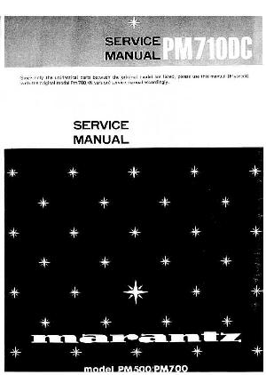 Сервисная инструкция Marantz PM-710DC ― Manual-Shop.ru