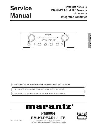 Сервисная инструкция Marantz PM-8004 PM-KI-PEARL-LITE ― Manual-Shop.ru
