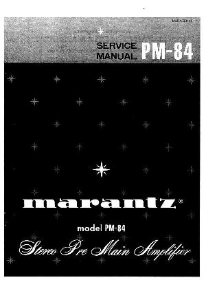Service manual Marantz PM-84 ― Manual-Shop.ru