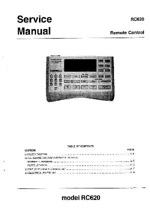 Сервисная инструкция Marantz RC-620 ― Manual-Shop.ru