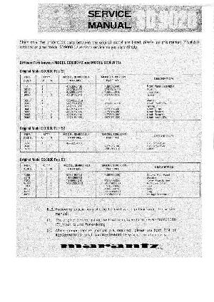 Сервисная инструкция Marantz SD-9020 ― Manual-Shop.ru
