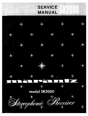 Сервисная инструкция Marantz SR-2000 ― Manual-Shop.ru