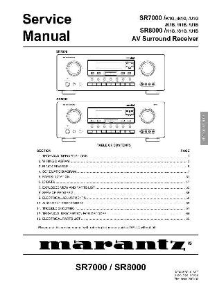 Сервисная инструкция Marantz SR-7000, SR-8000 ― Manual-Shop.ru