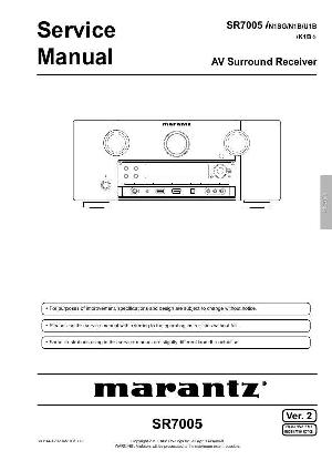 Сервисная инструкция Marantz SR-7005 ― Manual-Shop.ru