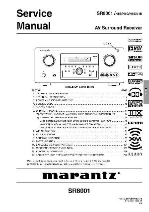 Service manual Marantz SR-8001 ― Manual-Shop.ru