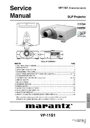 Service manual Marantz VP-11S1 ― Manual-Shop.ru