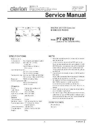 Сервисная инструкция Clarion PT-2878V ― Manual-Shop.ru