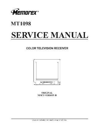 Сервисная инструкция Memorex MT1098 OEC3046A ― Manual-Shop.ru