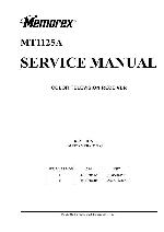 Service manual Memorex MT1125A OEC3041A