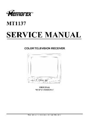 Сервисная инструкция Memorex MT1137 ― Manual-Shop.ru