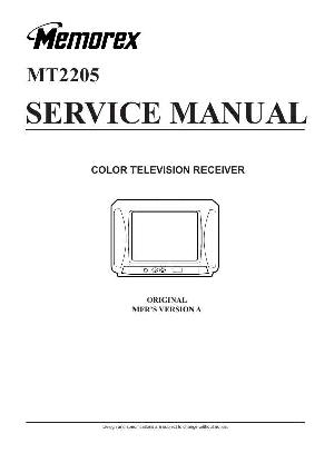 Сервисная инструкция Memorex MT2205 OEC3041A ― Manual-Shop.ru