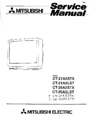 Сервисная инструкция Mitsubishi CT-21A2STX ― Manual-Shop.ru