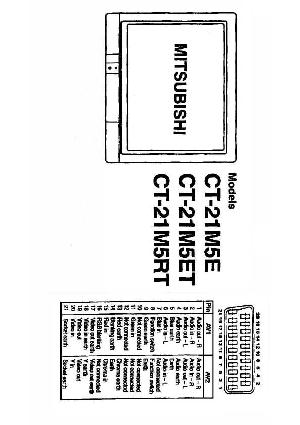 Сервисная инструкция Mitsubishi CT-21M5 ― Manual-Shop.ru