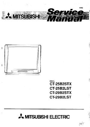 Сервисная инструкция Mitsubishi CT-25B2, CT-29B2 ― Manual-Shop.ru