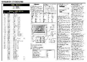 Сервисная инструкция Mitsubishi CT-32CW1 ― Manual-Shop.ru