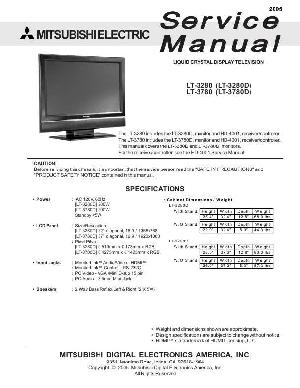 Сервисная инструкция MITSUBISHI LT-3280, LT-3780 ― Manual-Shop.ru