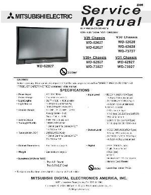 Service manual Mitsubishi V29, V30, V31 Chassis ― Manual-Shop.ru