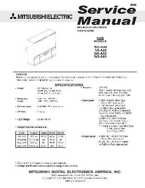 Service manual MITSUBISHI VS-A50 ― Manual-Shop.ru