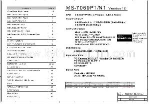 Схема MSI MS-7069 ― Manual-Shop.ru
