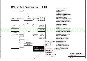 Схема MSI MS-7158 ― Manual-Shop.ru