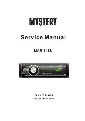 Сервисная инструкция Mystery MAR-818U ― Manual-Shop.ru