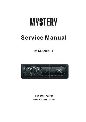 Сервисная инструкция MYSTERY MAR-909U ― Manual-Shop.ru