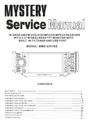 Сервисная инструкция Mystery MMD-4301BS ― Manual-Shop.ru