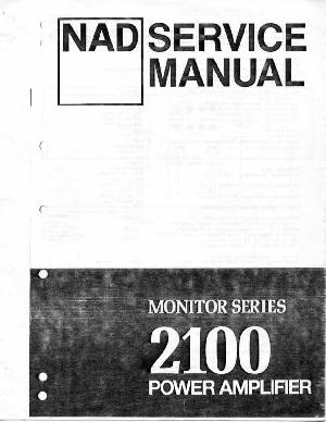Сервисная инструкция NAD 2100  ― Manual-Shop.ru