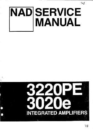 Сервисная инструкция NAD 3020E ― Manual-Shop.ru