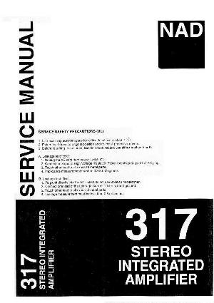 Сервисная инструкция NAD 317 ― Manual-Shop.ru