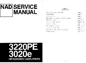 Сервисная инструкция NAD 3220PE ― Manual-Shop.ru