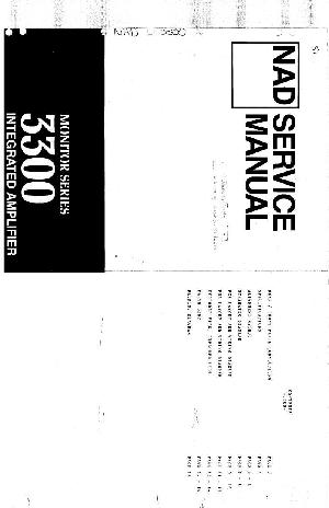 Сервисная инструкция NAD 3300  ― Manual-Shop.ru