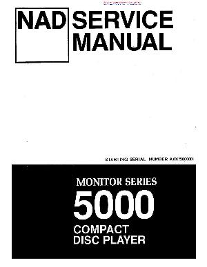 Сервисная инструкция NAD 5000  ― Manual-Shop.ru
