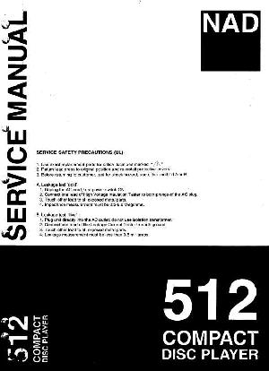 Сервисная инструкция NAD 512 ― Manual-Shop.ru