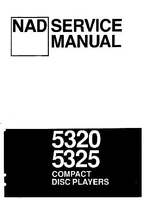 Сервисная инструкция NAD 5320, NAD 5325 ― Manual-Shop.ru