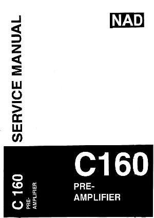 Сервисная инструкция NAD C160 ― Manual-Shop.ru